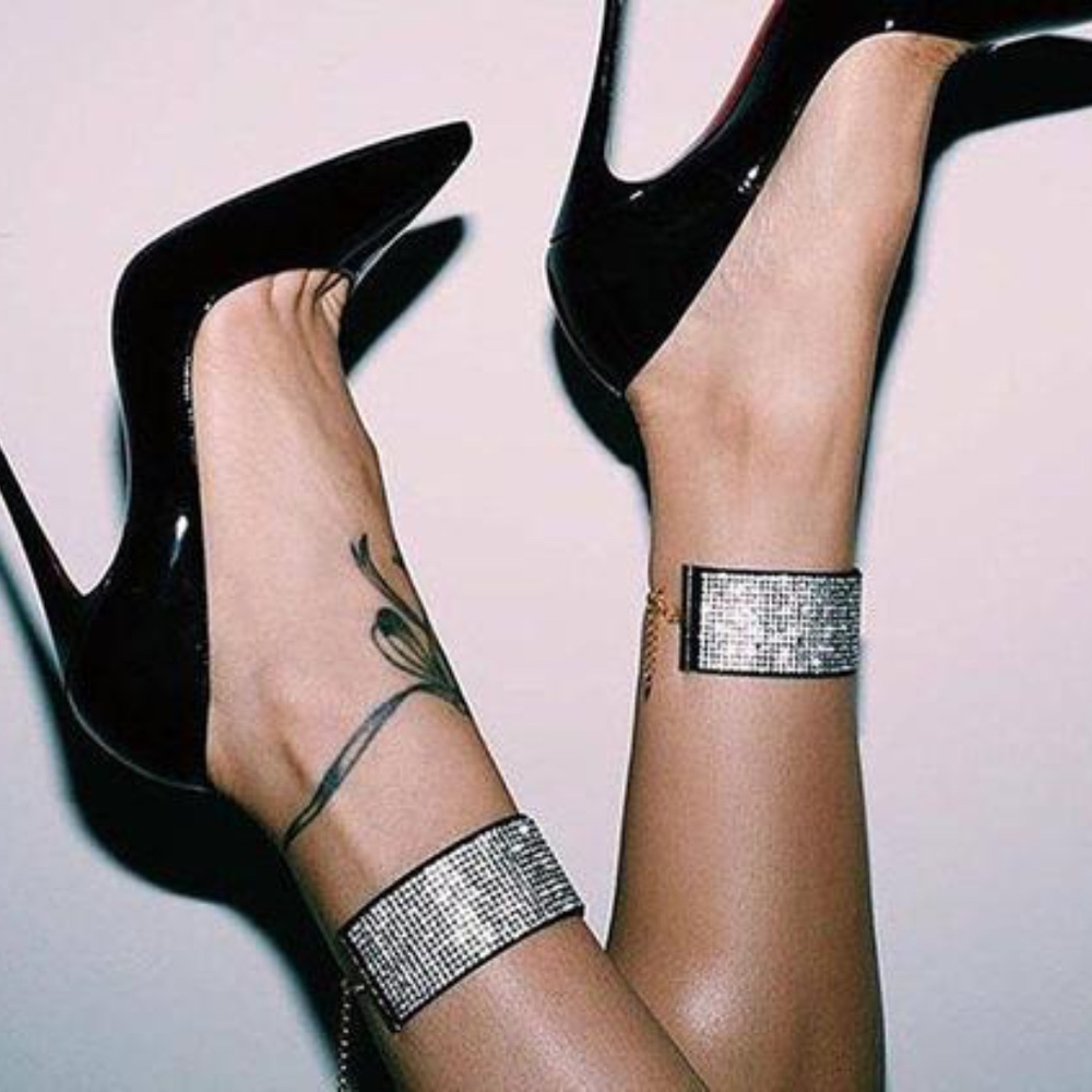 ANGIE ANKLET || Rhinestone Anklet